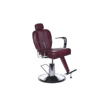 Fotel barberski OLAF BH-3273 Wiśniowy Tanio!